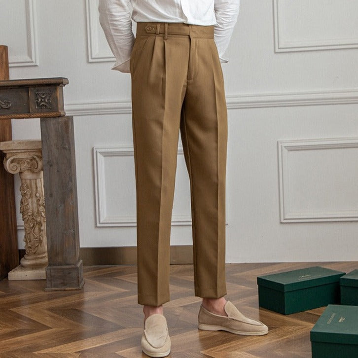 Vienna Pleated Suit Trousers