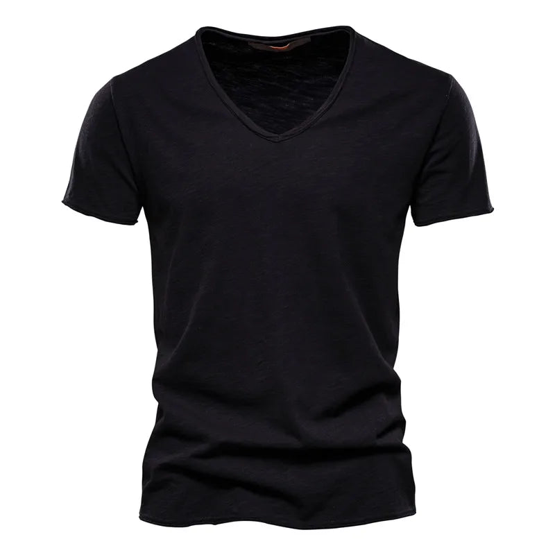 Antibes Cotton V-neck Shirt