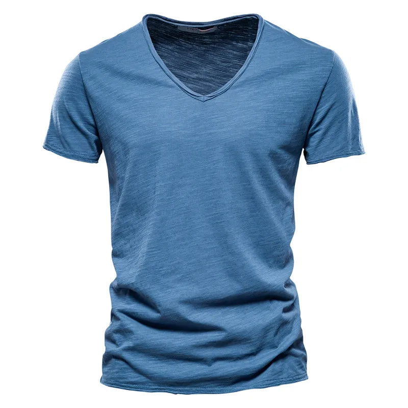 Antibes Cotton V-neck Shirt