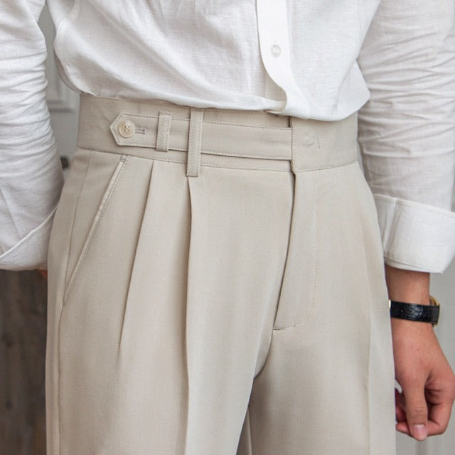 Vienna Pleated Suit Trousers