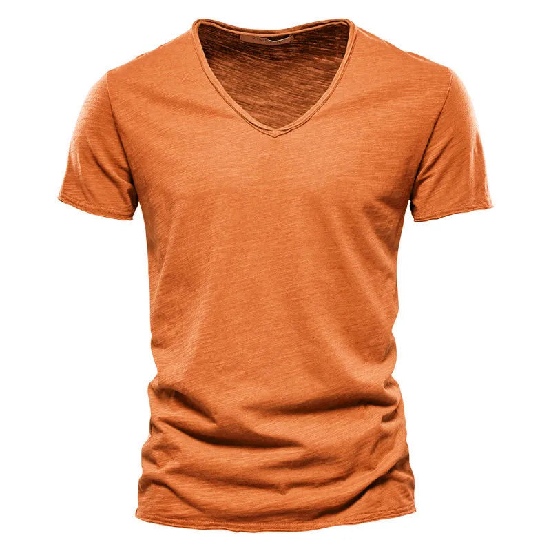 Antibes Cotton V-neck Shirt