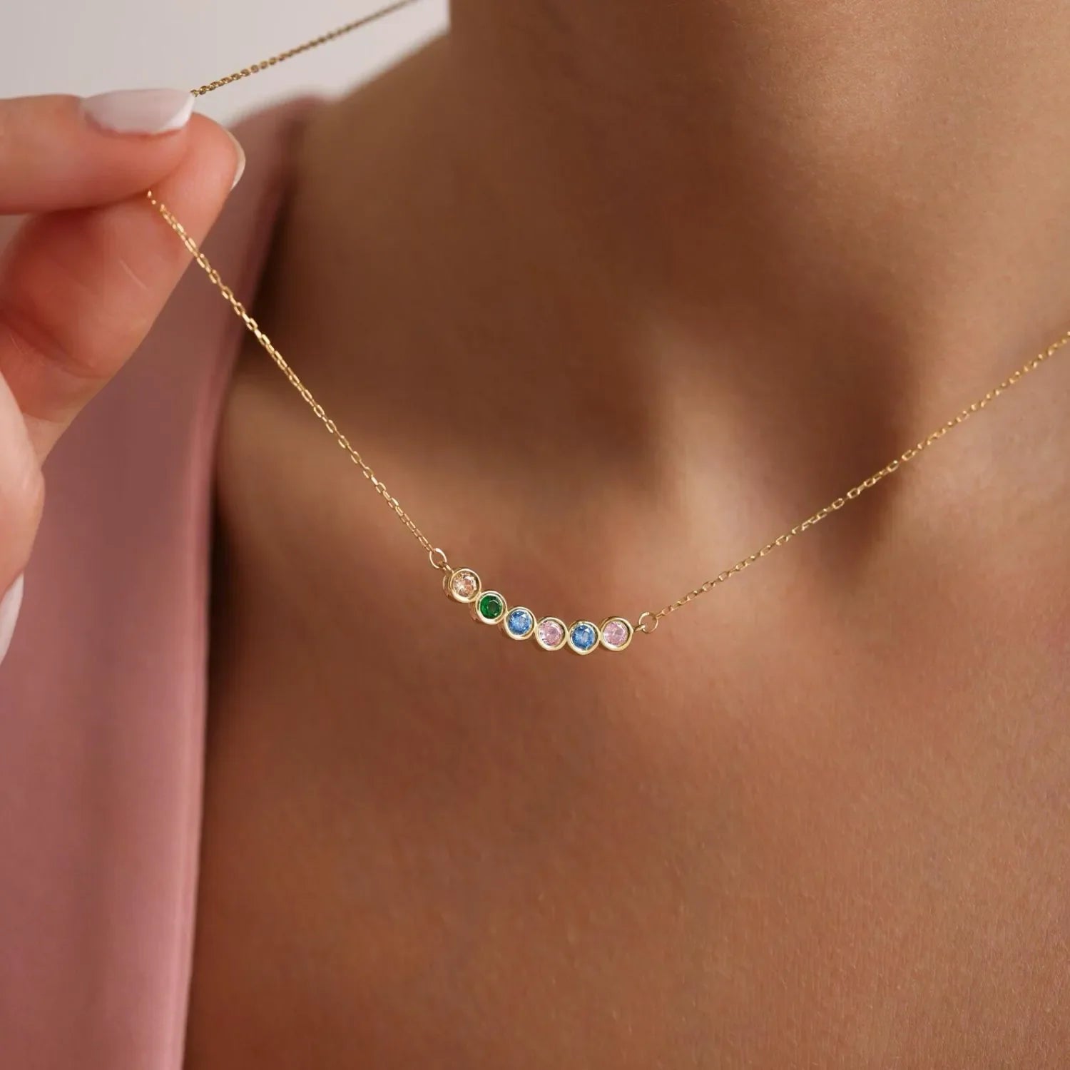 Milan Birthstone Necklace