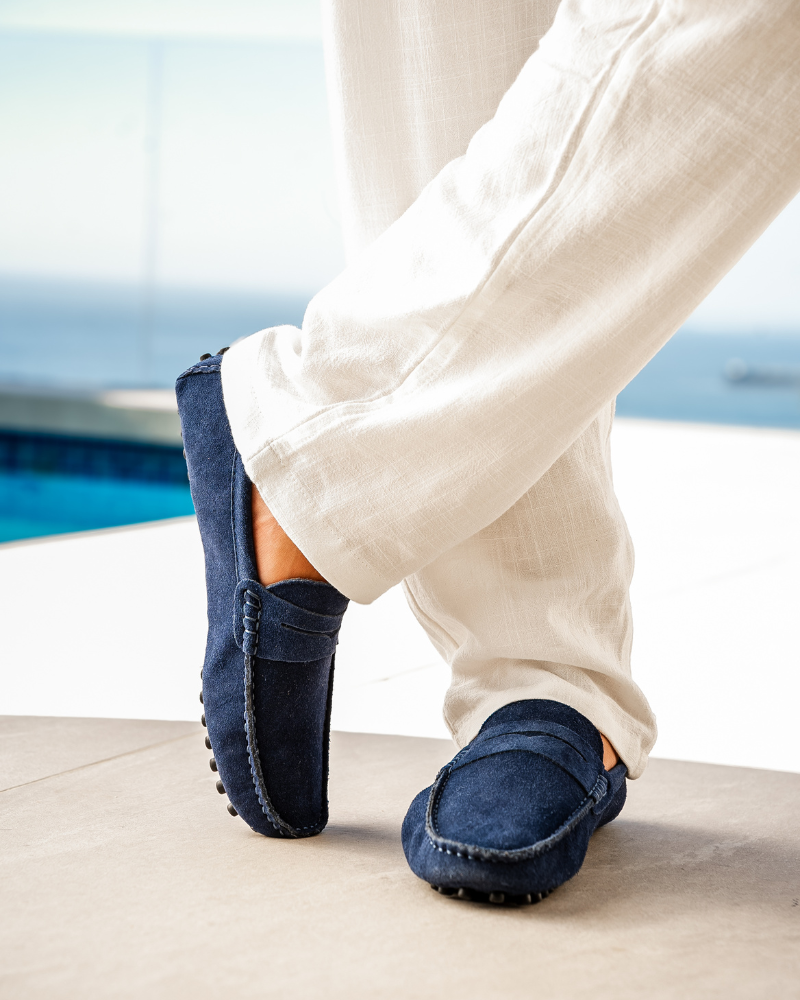 Marbella Suede Driver Loafers