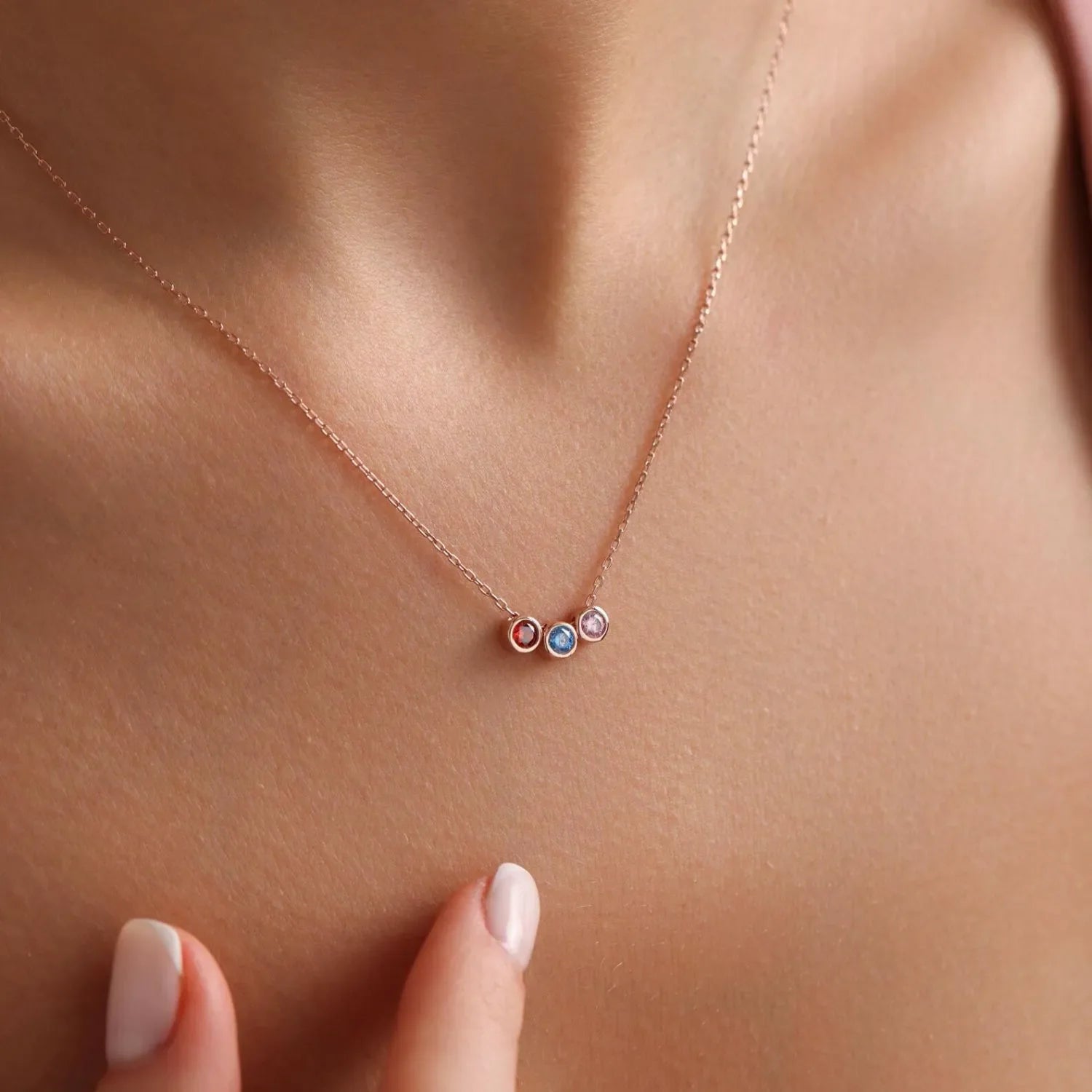 Milan Birthstone Necklace
