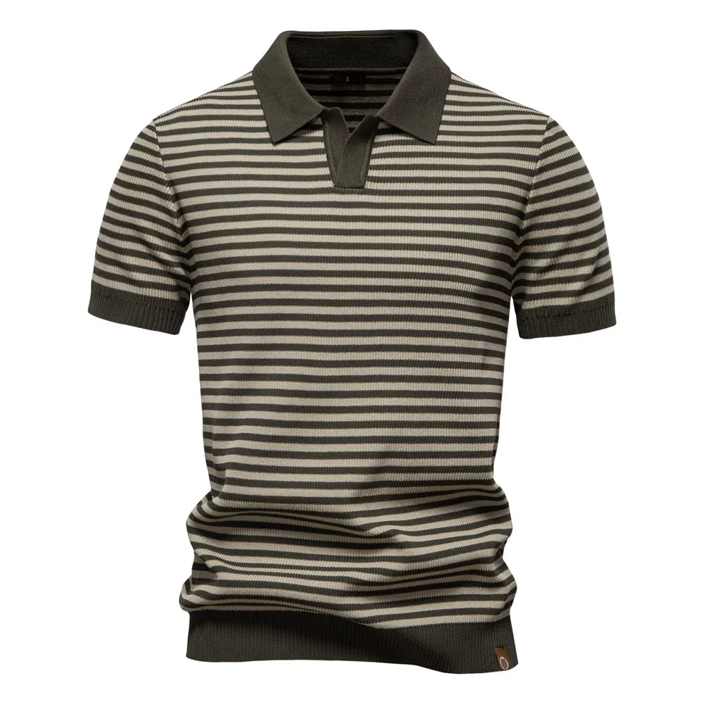 Milan Striped Polo Shirt