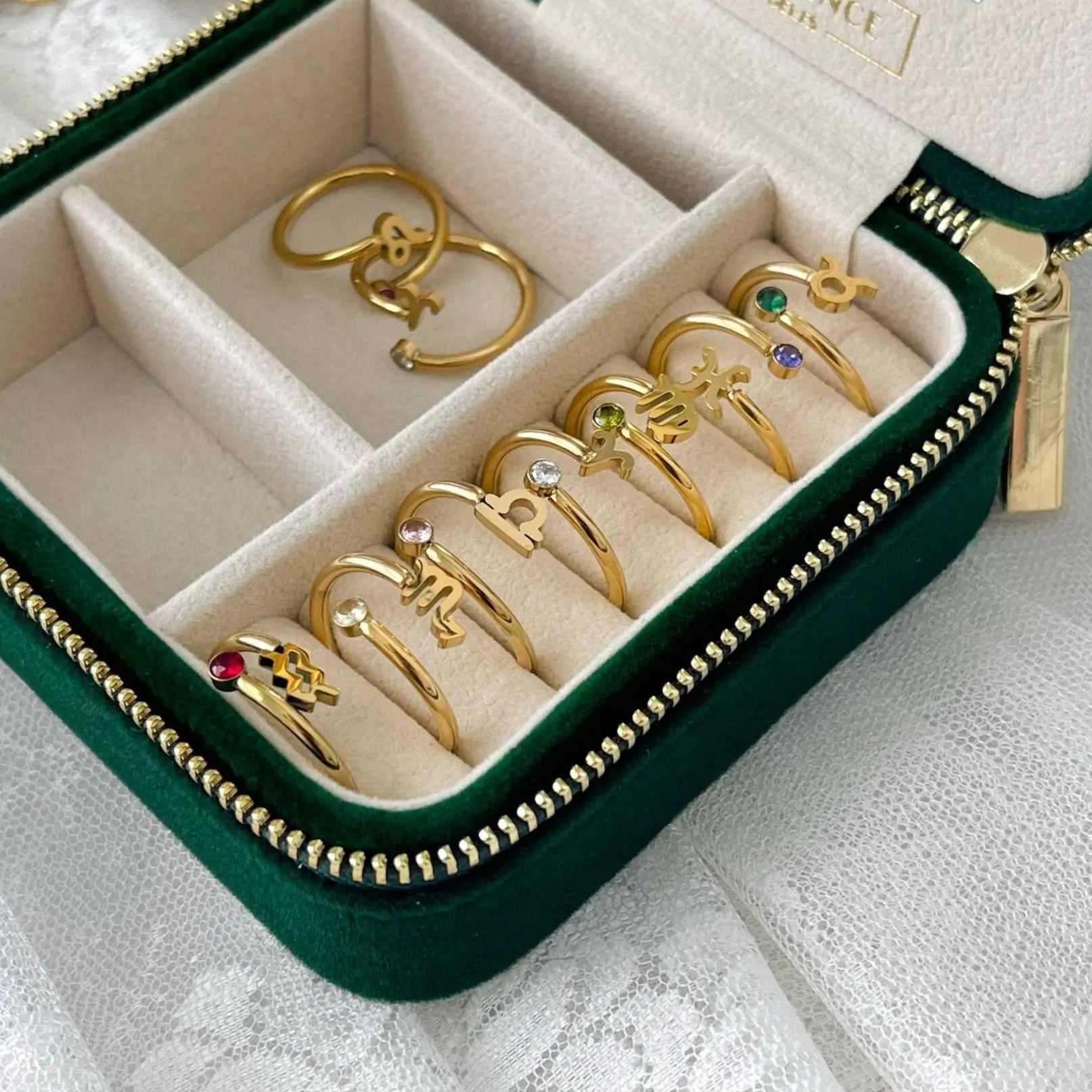 Personalized Zodiac Birthstone Ring (Buy 1 Get 1 Free)
