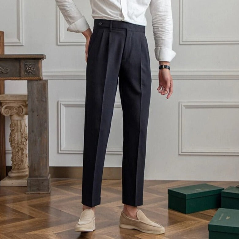 Vienna Pleated Suit Trousers