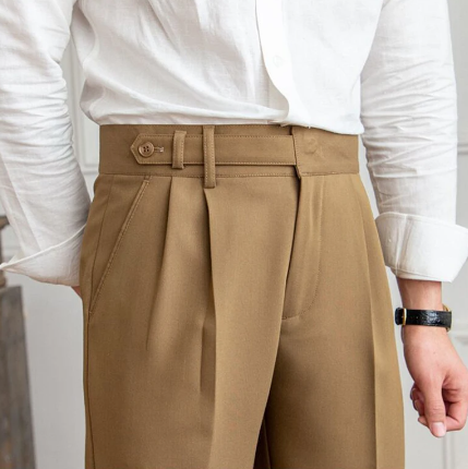 Vienna Pleated Suit Trousers